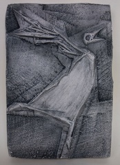 Vogelfrau (grau)